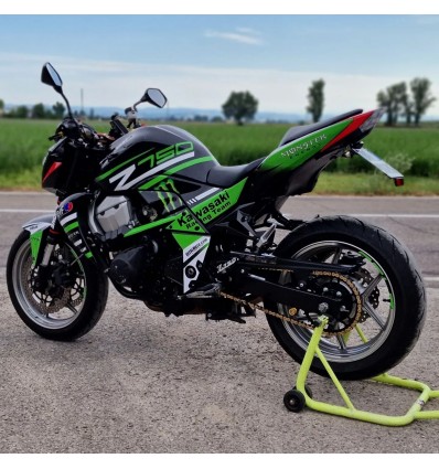 Z750 2007 2012 SBK TRIBUTE BLACK GREEN